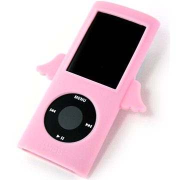 【Q-Max】小天使矽膠保護套 (Nano 4代專用)-粉紅