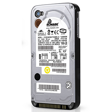 【Homade 懷舊系】iPhone 4 保護殼 (硬碟)