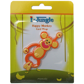 【i-Jungle】耳機捲線器 (快樂小猴)