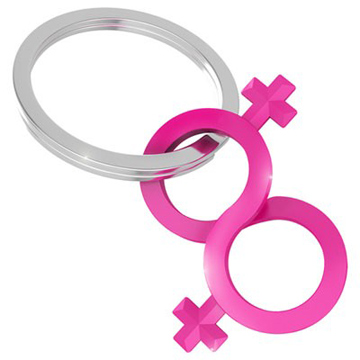 【MTM】同性之愛 鑰匙圈 (女+女)