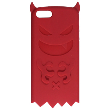【iDevil】iPhone 5 矽膠保護套 (紅色小惡魔)