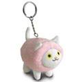 【Kat】凱特貓鑰匙圈(白貓 +粉紅綿羊外衣)