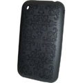 【Q-Max】iPhone 3G 矽膠保護套 (古典雕花紋)-黑