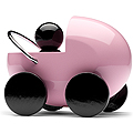 PLAYSAM 嬰兒車 (粉紅)